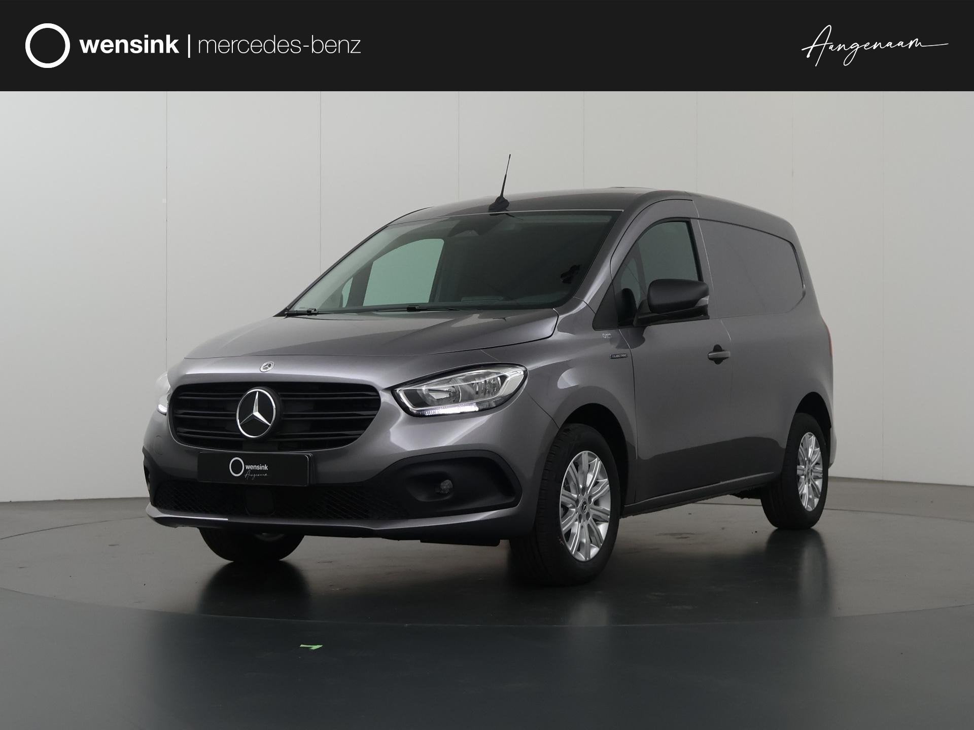 Mercedes-Benz eCitan 112 GB L1 51kWh | Airco | Dodehoekassis, Auto's, Zwart, Lane Keeping Assist, 122 pk, Nieuw