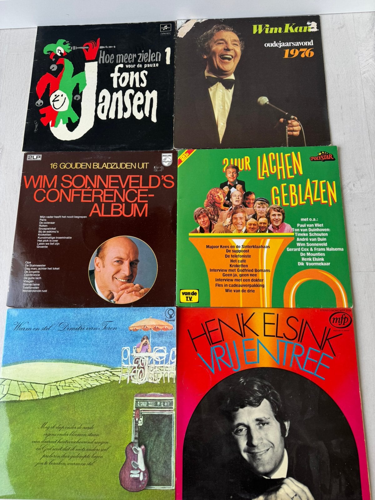 10 Cabaretier  LPs 🔴 2 dubbel LPs, Cd's en Dvd's, Ophalen of Verzenden, Zo goed als nieuw, 12 inch, Overige genres