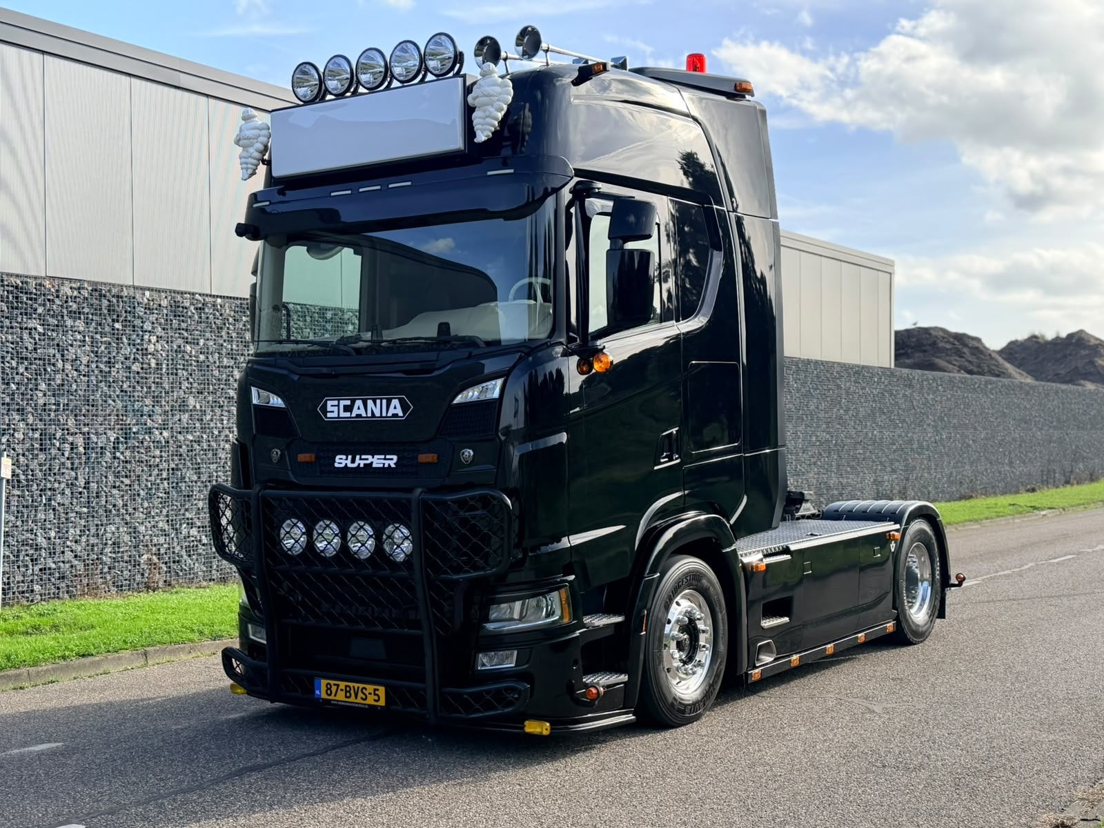 Scania S520 V8| Full air | Showtruck | Alcoa | Retarder, Auto's, Automaat, Achterwielaandrijving, Leder, Diesel