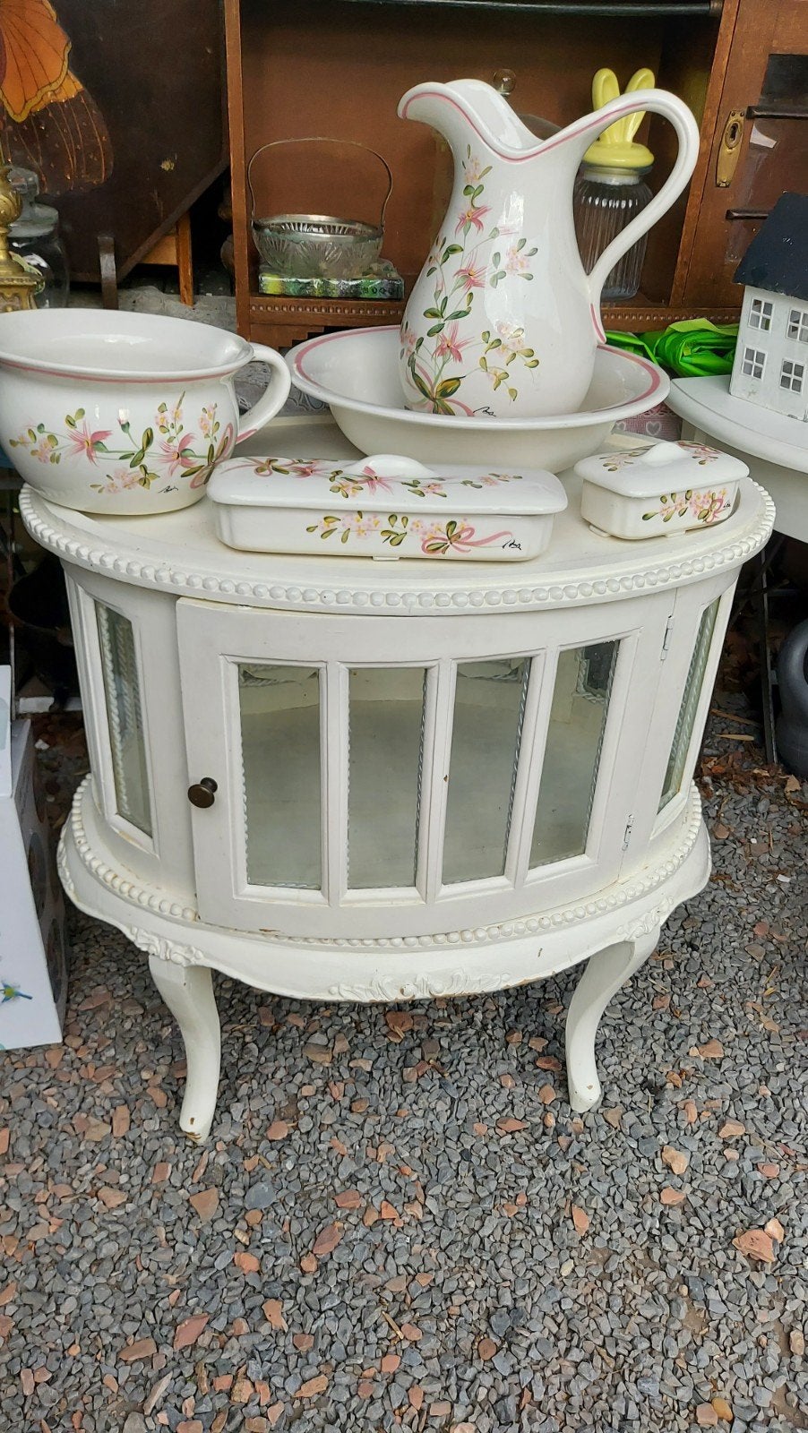 brocante theekastje, Antiek en Kunst, Antiek | Meubels | Kasten, Ophalen