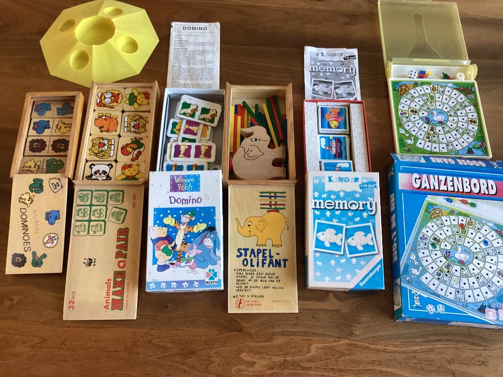 SPELLEN PAKKET met 7 spellen, Een of twee spelers, Ophalen of Verzenden, Gebruikt, Reisspel