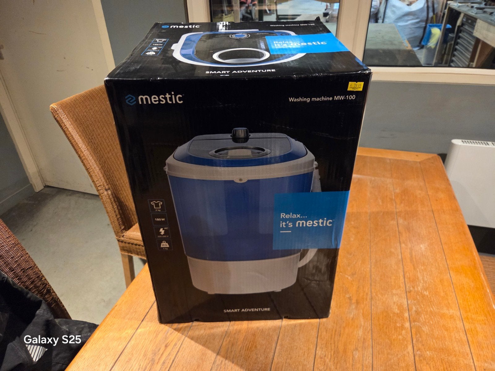 Mestic MW-100 Mini Wasmachine - Ideaal voor Caravan/Camping, Ophalen, Zo goed als nieuw