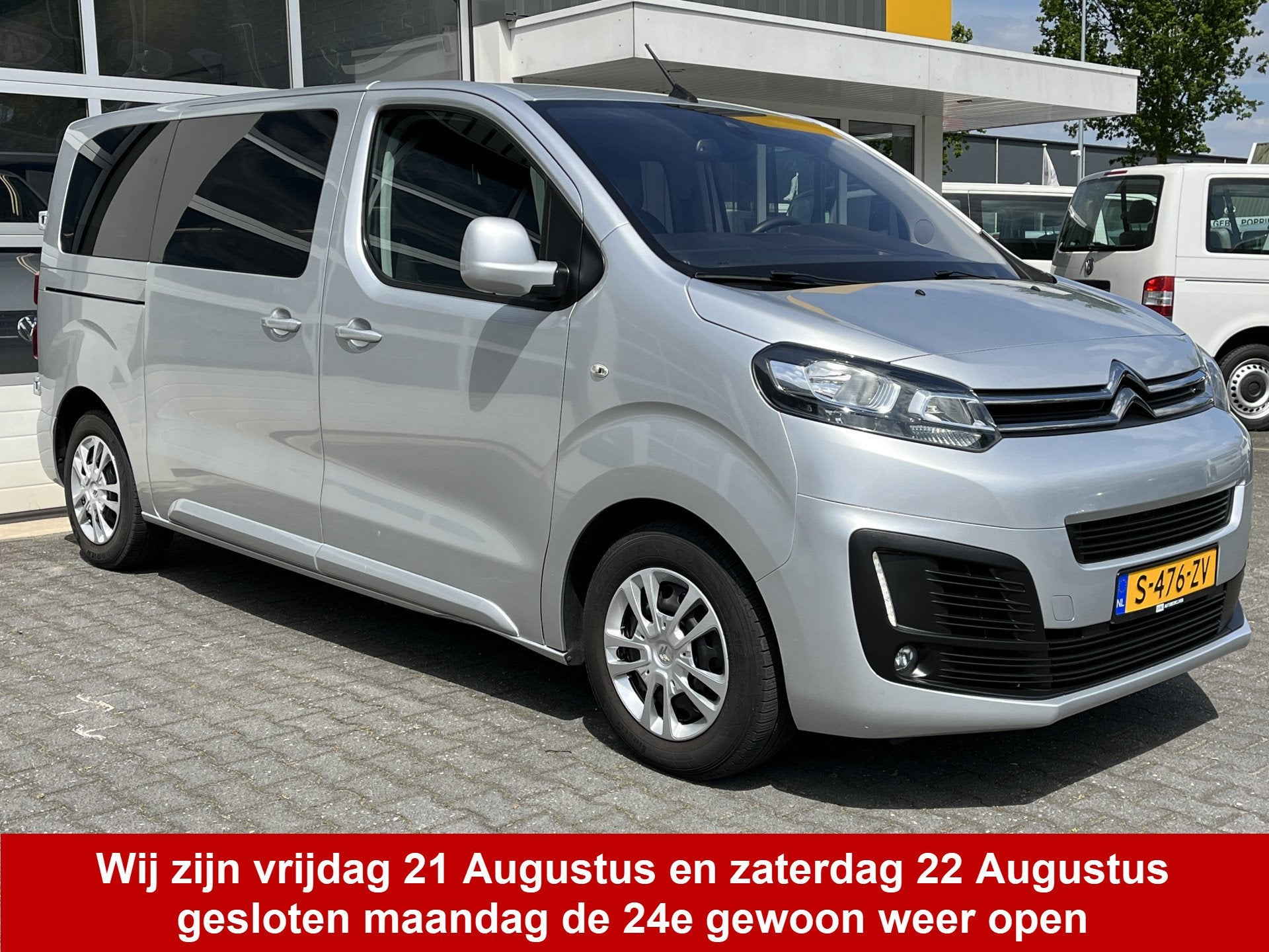 Citroën Jumpy SpaceTourer 8-persoons 1.6 BlueHDi 115 Marge/, Auto's, Citroën, Voorwielaandrijving, Stof, Origineel Nederlands