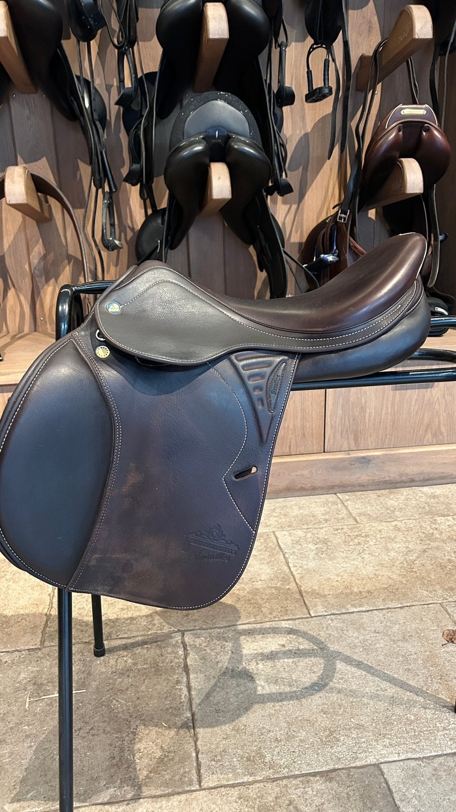Prestige Versailles Springzadel, Dieren en Toebehoren, Ophalen, L (17.5 inch), Vlakke zit, Prestige
