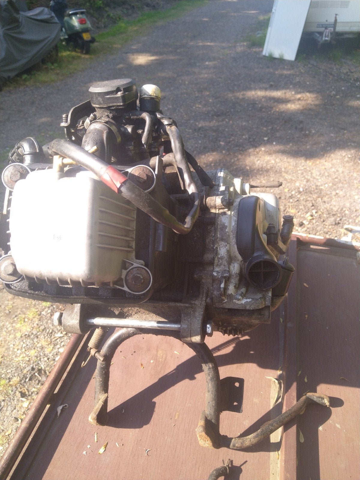 Vespa piaggio lx(v) sc50 4t blok goede compressie en gesteld, Ophalen, Gebruikt, Blok, Piaggio