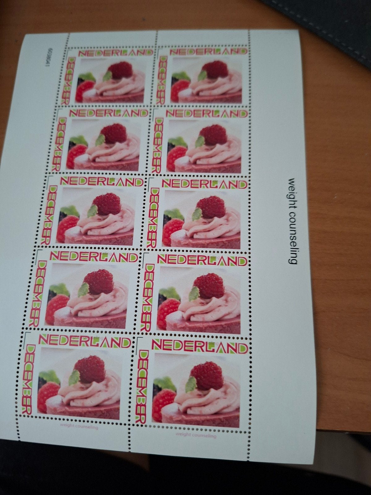 Nederland December Postzegels - Taartje met Framboos, Ophalen of Verzenden, Na 1940, Postfris