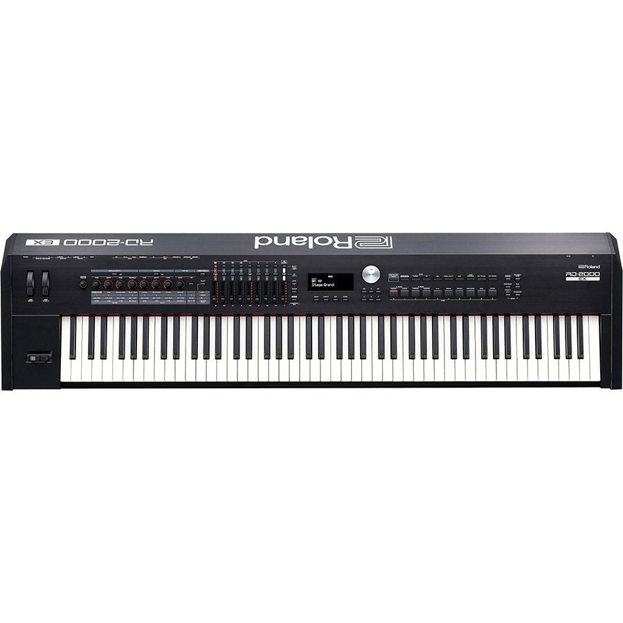 Roland RD-2000EX Stage Piano, https://www.roland.com/nl/support/, Gebruikt, Zwart, Ophalen of Verzenden