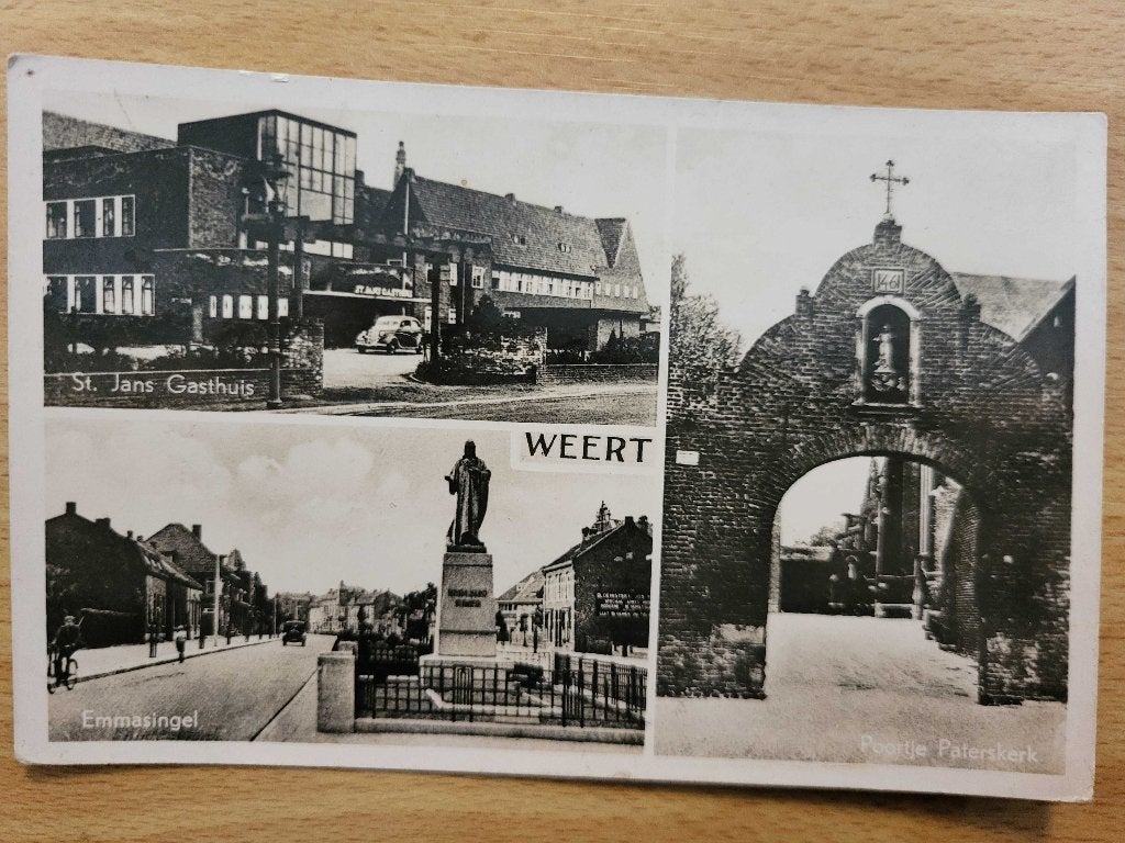 ansicht WEERT Emmasingel Biest Paterskerk Meerluik, Ophalen, Voor 1920, Limburg