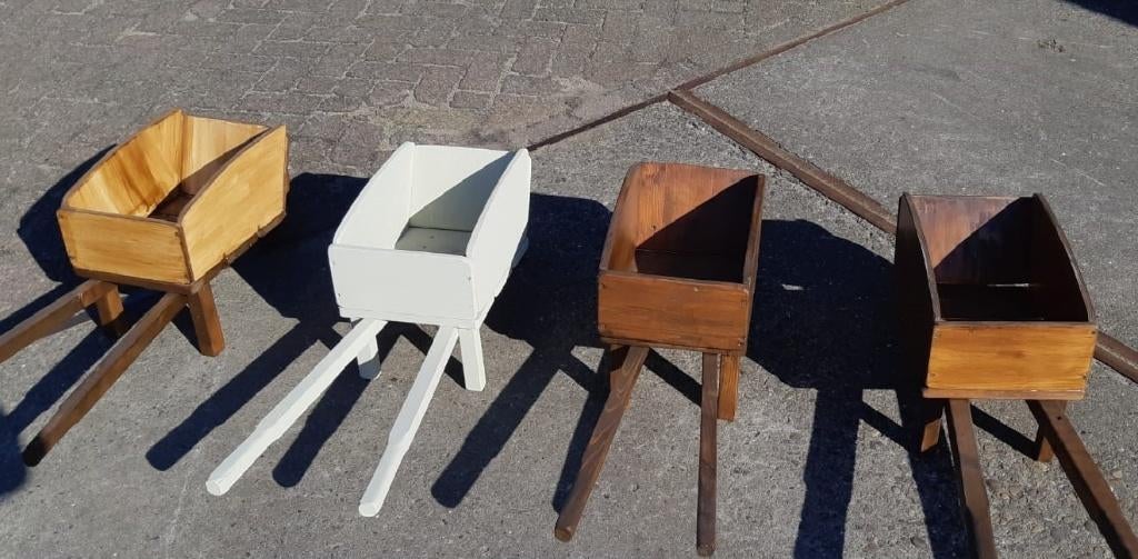 Kruiwagen als bloempot voor in de tuin, Tuin en Terras, Bloempotten, Nieuw, Overige materialen, Balkon, Tuin, Minder dan 40 cm
