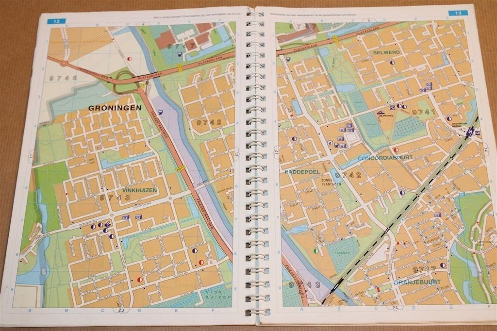Falkplan Stratengids Groningen & Omgeving [2006], Gelezen, Ophalen of Verzenden, Landkaart, 1800 tot 2000
