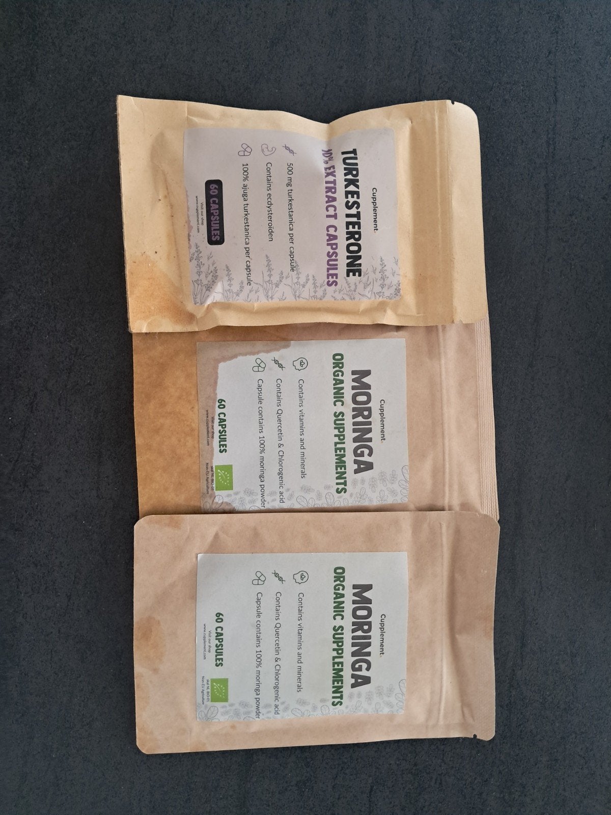 Turkesterone & Moringa Supplementen - 3x 60 capsules, Ophalen of Verzenden, Nieuw, Poeder of Drank