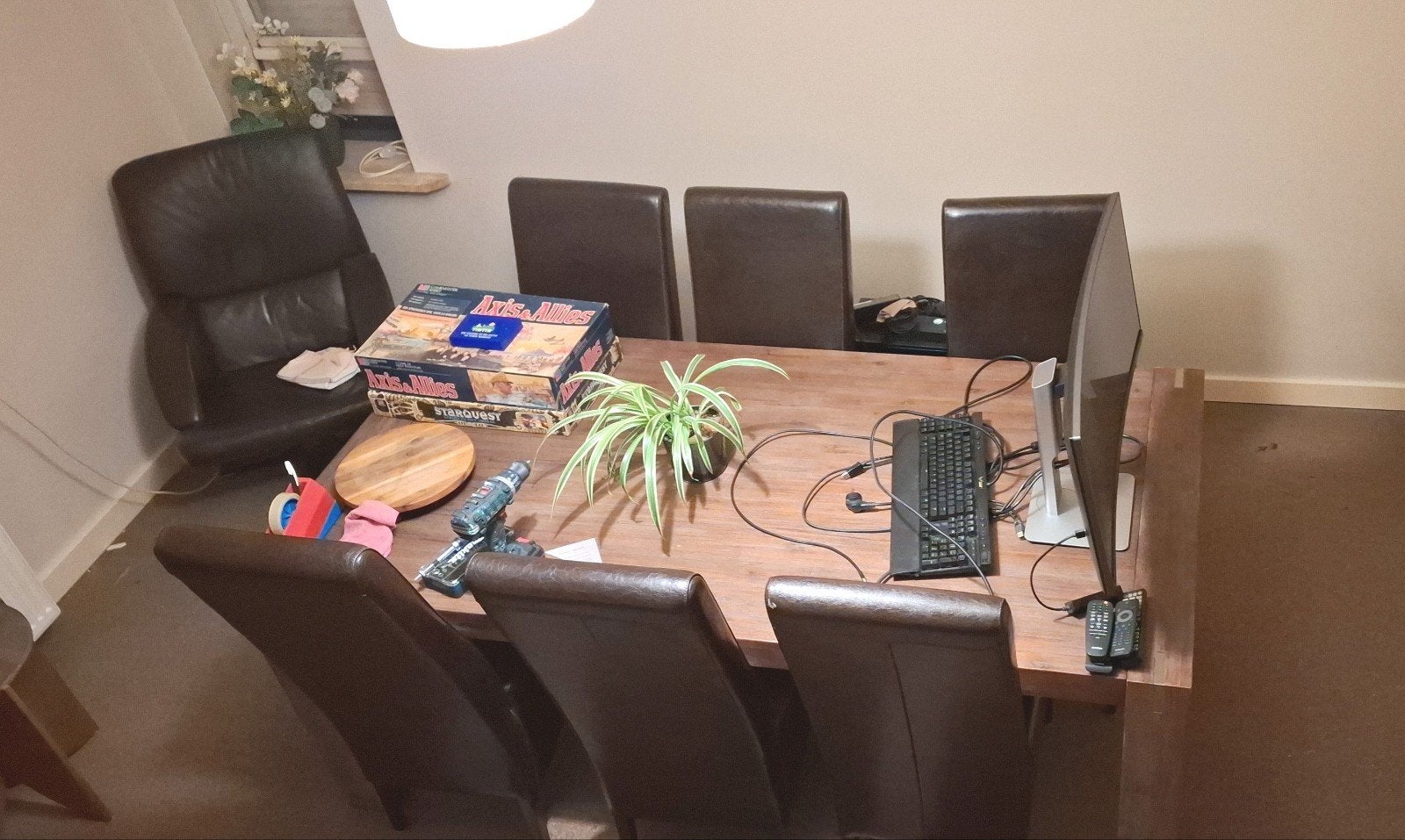 Robuuste Eettafel uitschuifbaar, Ophalen, Gebruikt, 200 cm of meer, 50 tot 100 cm