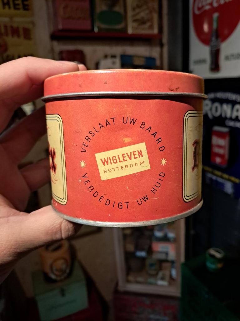 Wigleven Rotterdam snelscheerzeep blikje, Ophalen of Verzenden, Zo goed als nieuw, Overige