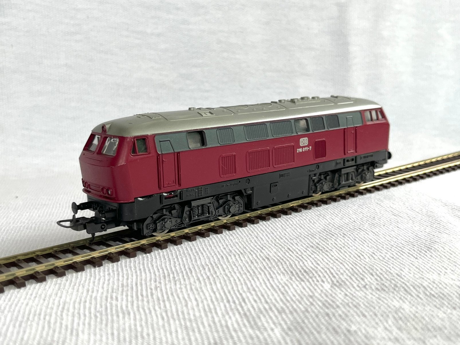 Lima 1630 DB BR 216 011-7 Diesellok H0 (1), Gebruikt, Ophalen of Verzenden, Analoog, Lima