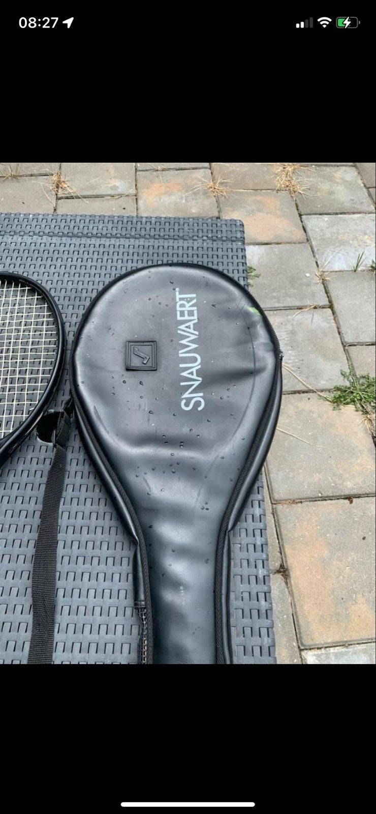 Snauwaert tennisracket met hoes, Ophalen, Gebruikt, Racket, Overige merken