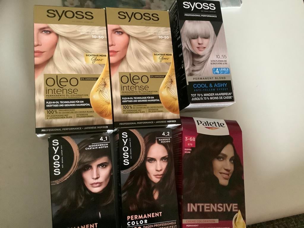 Nieuw haarverf 6 stuks , Syoss, Sieraden, Tassen en Uiterlijk, Uiterlijk | Haarverzorging, Verzenden, Nieuw, Overige typen