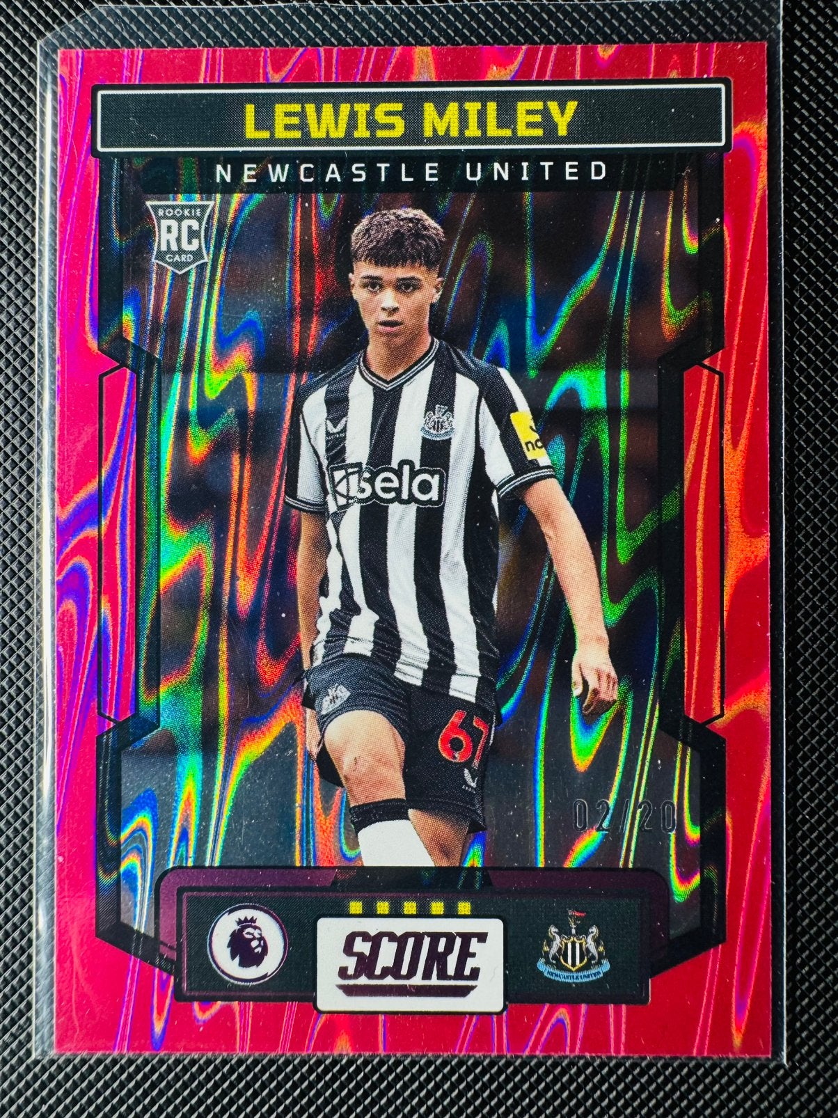 Panini Lewis Miley #151 Score Premier League Soccer /20 RC, Ophalen of Verzenden, Zo goed als nieuw, Plaatje