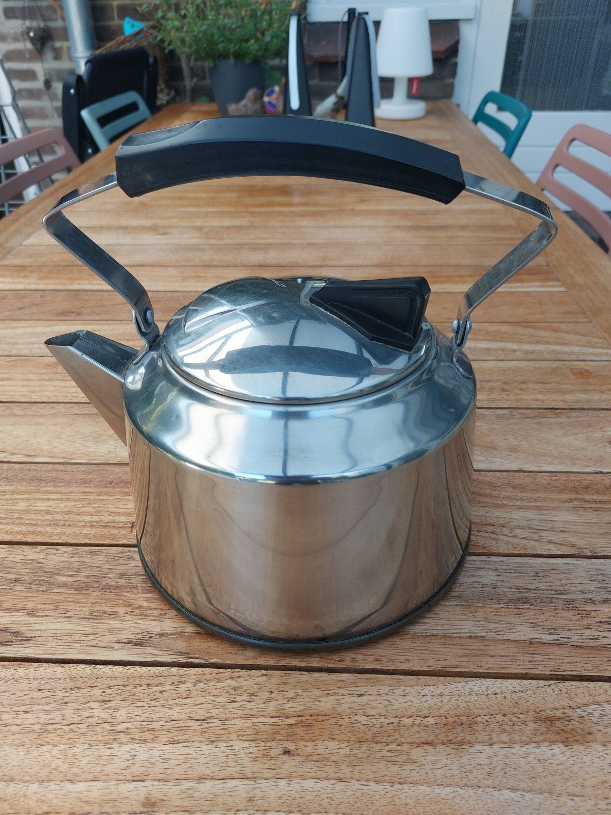 Vintage roestvrije ketel., Ophalen