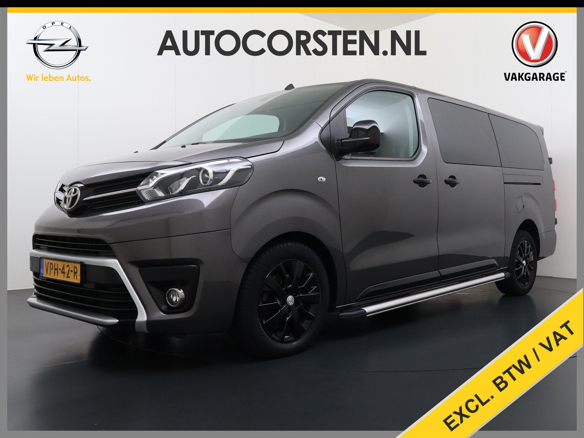 Toyota ProAce Worker L3 2.0D-4D 177PK Automaat Leder Dubbele, Gebruikt, 4 cilinders, Bedrijf, Diesel
