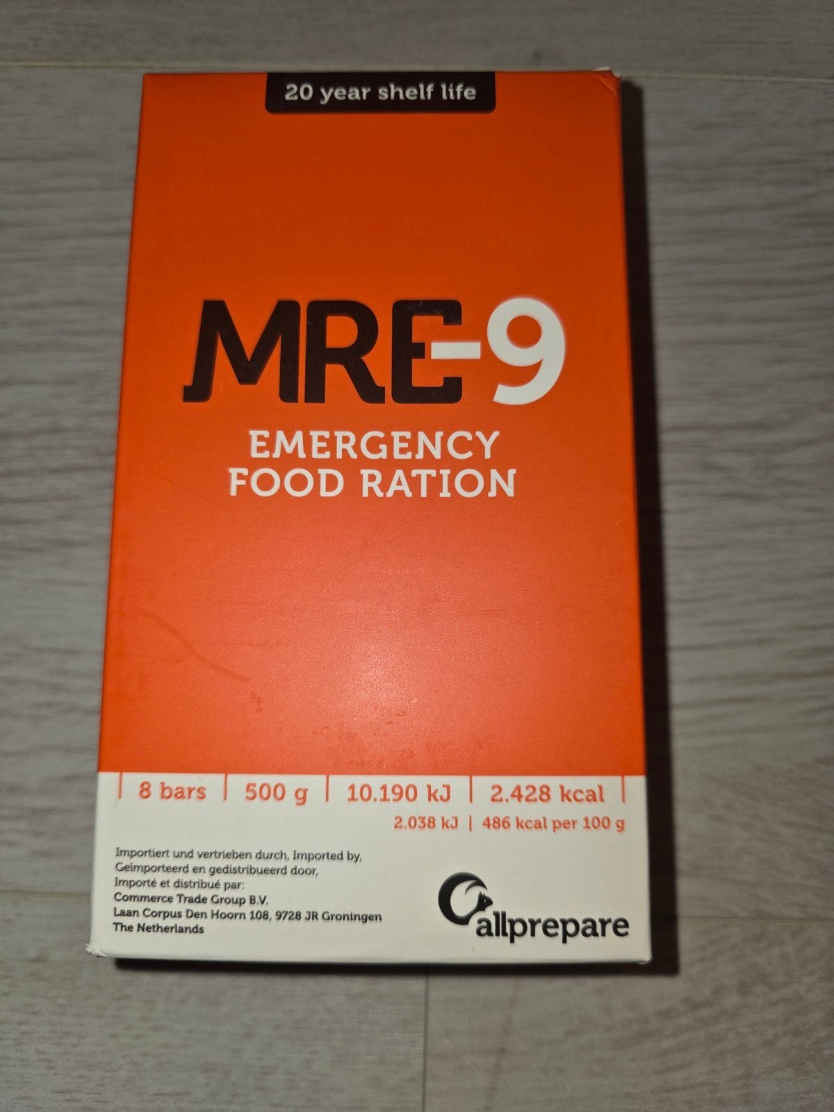MRE-9 Noodpakket/noodrantsoen, Diversen, Levensmiddelen, Ophalen of Verzenden