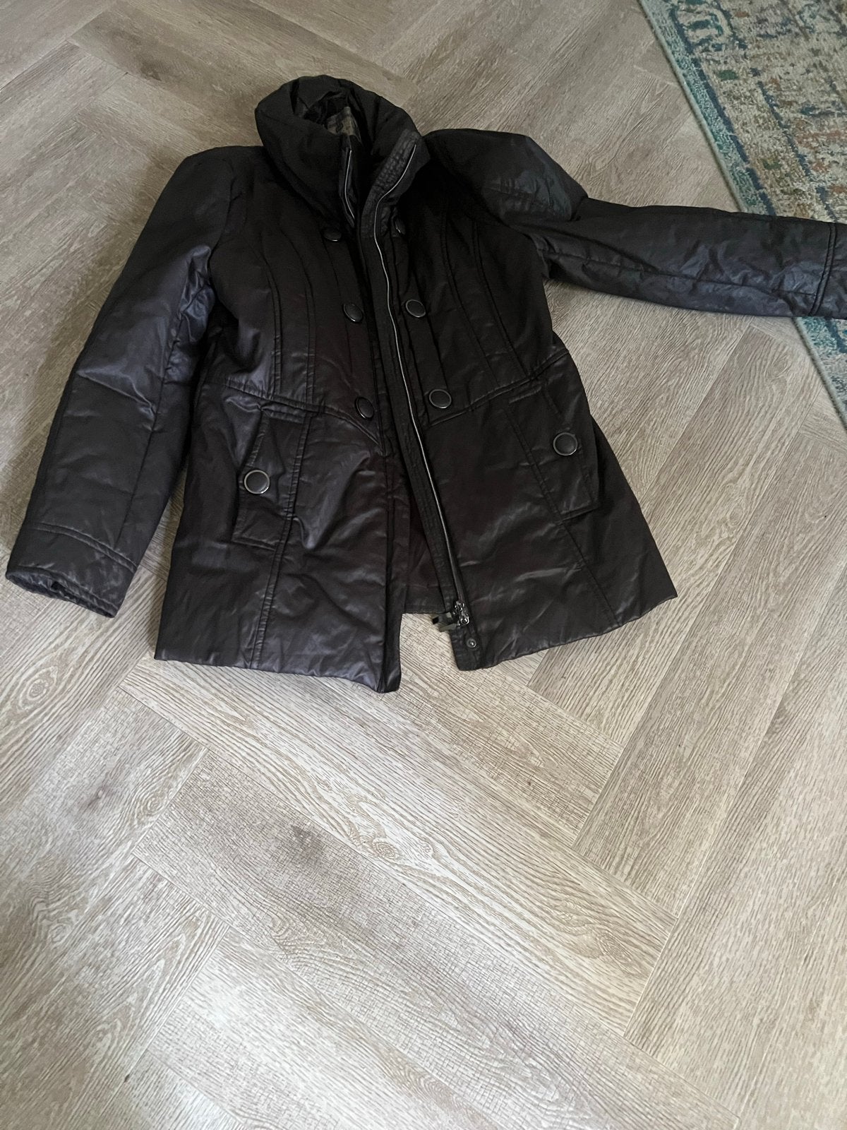 Prachtige bruine jas van Gerry Weber, maat 40, Ophalen of Verzenden, Gedragen, Maat 38/40 (M), Bruin