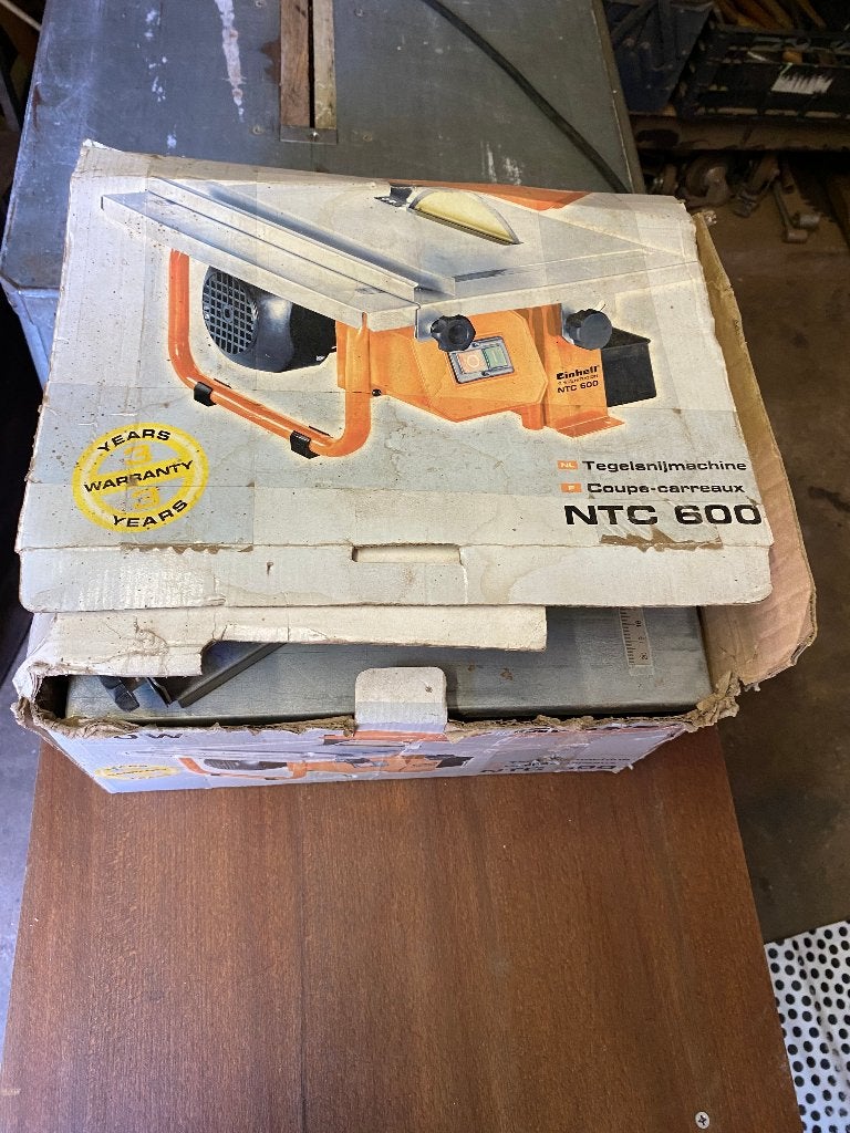 Tegelzaagtafel Einhell NTC600, Doe-het-zelf en Verbouw, Ophalen, Gebruikt, Cirkelzaag, 30 tot 70 mm