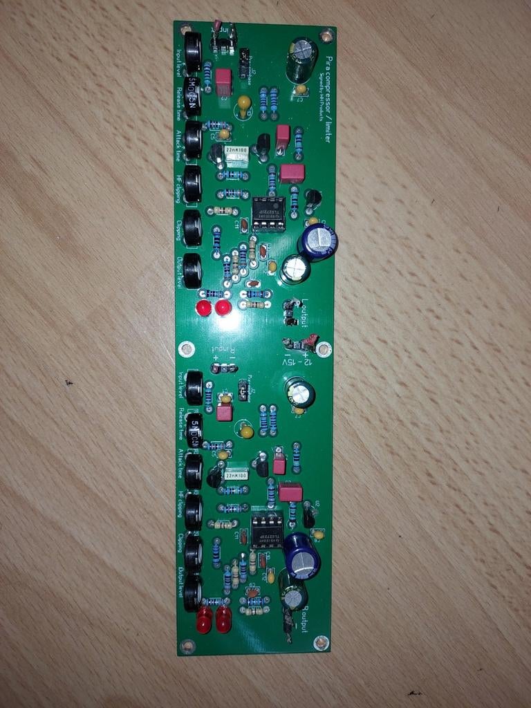 Pira Compressor/Limiter PCB - DIY Audio Module, Ophalen of Verzenden, Nieuw, Compressor