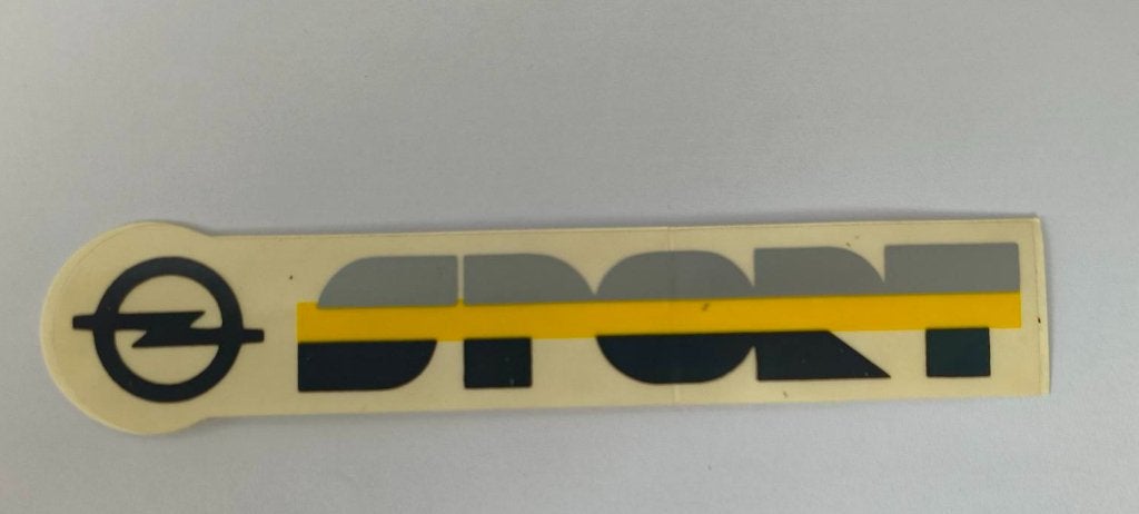 Stickertje Opel sport, Ophalen of Verzenden, Zo goed als nieuw, Auto of Motor
