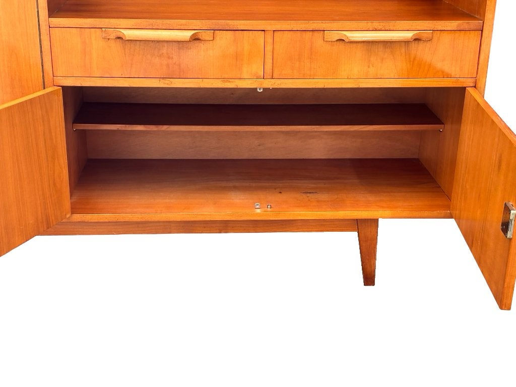 Vintage Dressoir Lowboard Tv Audio Meubel Jaren 60, Gebruikt, Met deur(en), Vintage Dressoir, Vintage Dressoir