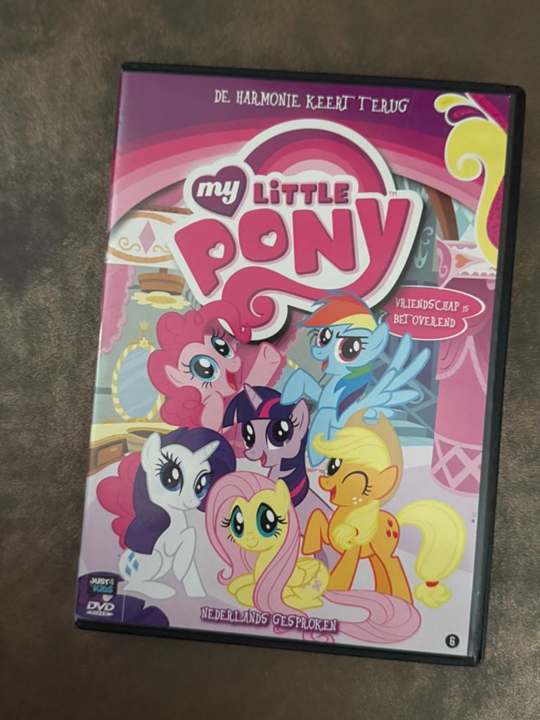 My Little Pony: De Harmonie Keert Terug (DVD), Avontuur, Alle leeftijden, Ophalen of Verzenden, Zo goed als nieuw