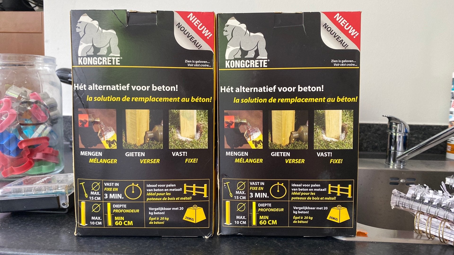 Snelbeton, 2 dozen a 1000 gram., Ophalen, Nieuw