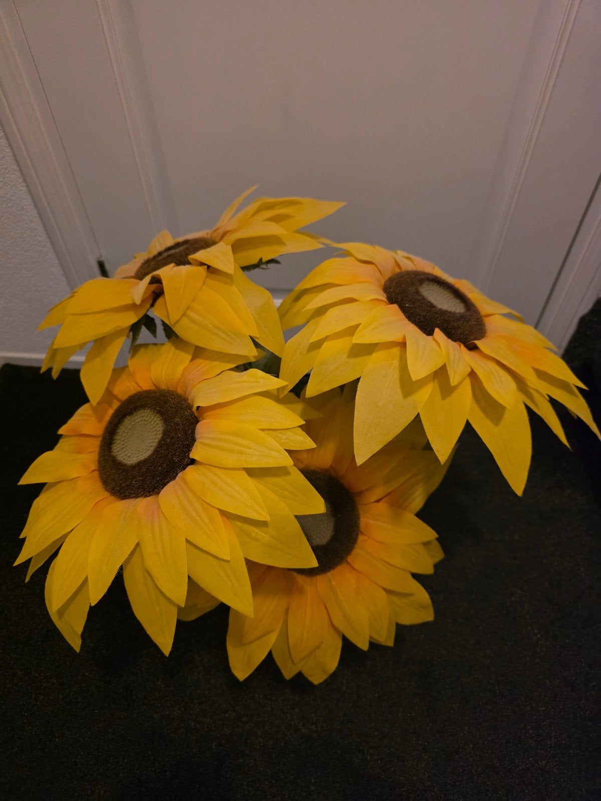 Kunst Zonnebloemen Boeket - Geel, Huis en Inrichting, Ophalen, Nieuw, Binnen