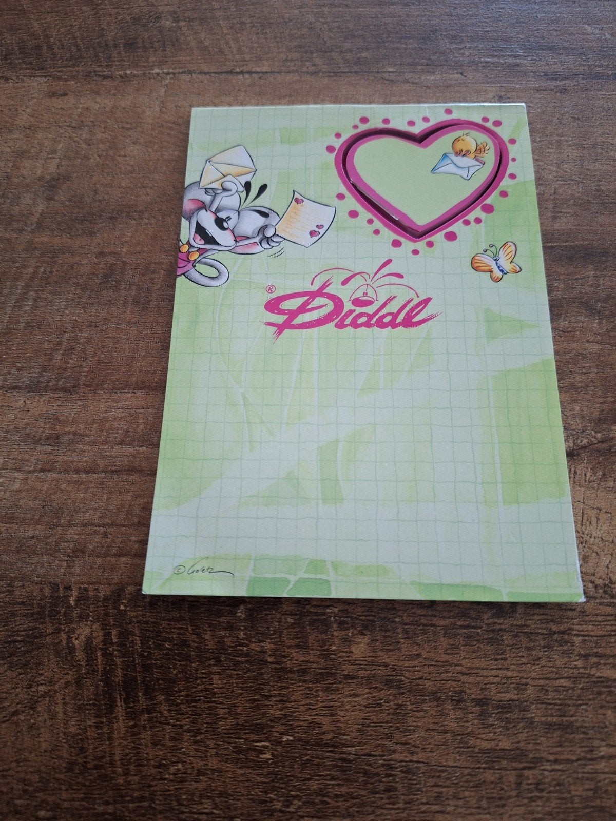 Diddl A6 blok nr 183 met 30 blaadjes, Verzamelen, Ophalen of Verzenden, Diddl, Zo goed als nieuw, Papier, Kaart of Schrift