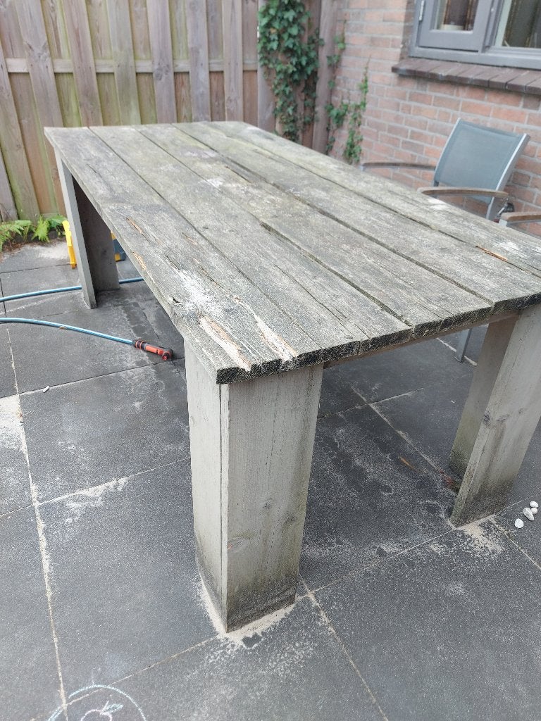 Tuintafel GRATIS, Tuin en Terras, Tuintafels, Ophalen, Gebruikt, Rechthoekig, Hout