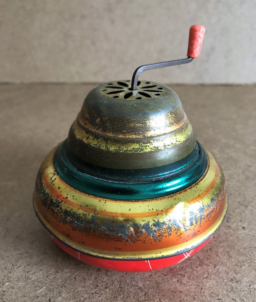 Oude KLEINE draaimolen Lorenz Bolz Germany 10 cm, Verzamelen, Ophalen of Verzenden, Gebruikt