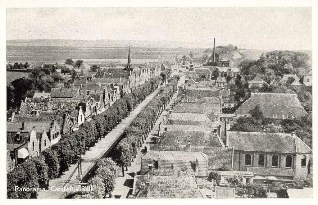 Panorama, Oostelijk Balk, Ophalen of Verzenden, 1940 tot 1960, Ongelopen, Friesland