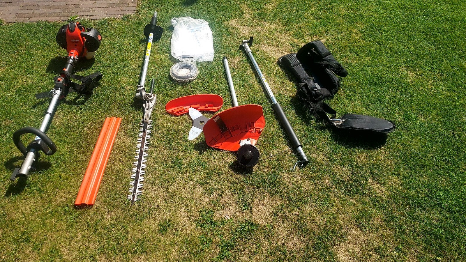 Echo bosmaaier/heggenschaar combiset, Ophalen, Benzine, Gebruikt, Echo