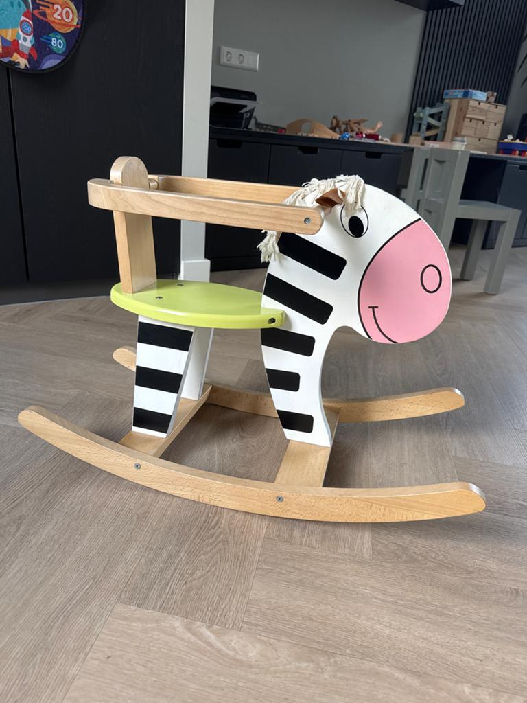 Hobbelpaardje zebra - Zo goed als nieuw, Ophalen of Verzenden, Zo goed als nieuw