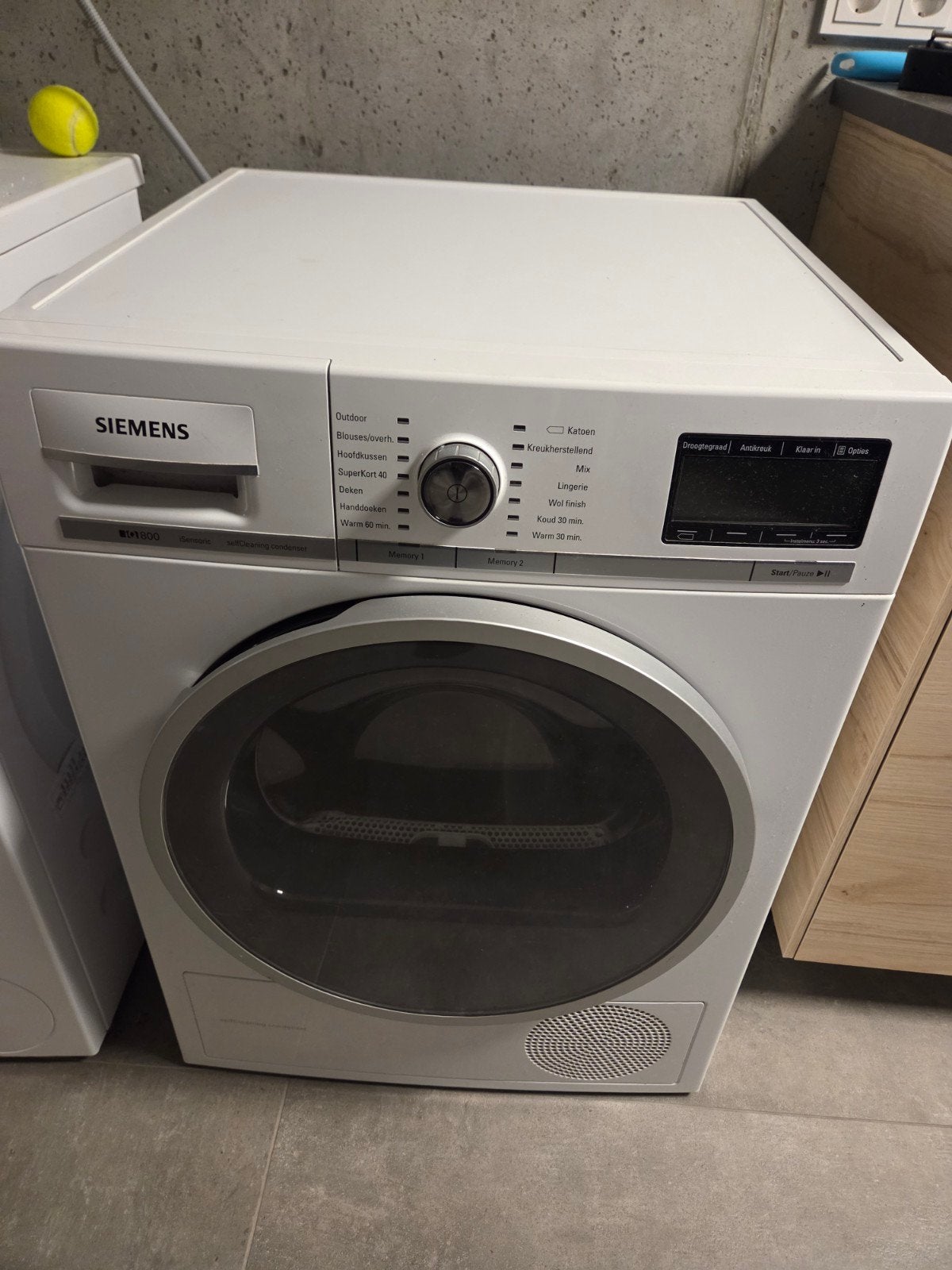 Siemens i 800 warmtepompdroger - defect, Witgoed en Apparatuur, 8 tot 10 kg, Ophalen of Verzenden, Voorlader, Niet werkend