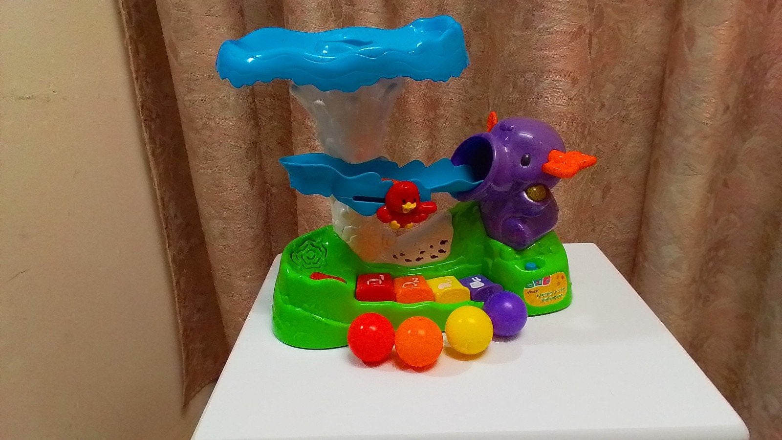 In prima conditie Vtech Olifant ( Lanceer & Ballenbaan), Kinderen en Baby's, Speelgoed | Vtech, Ophalen of Verzenden, Zo goed als nieuw
