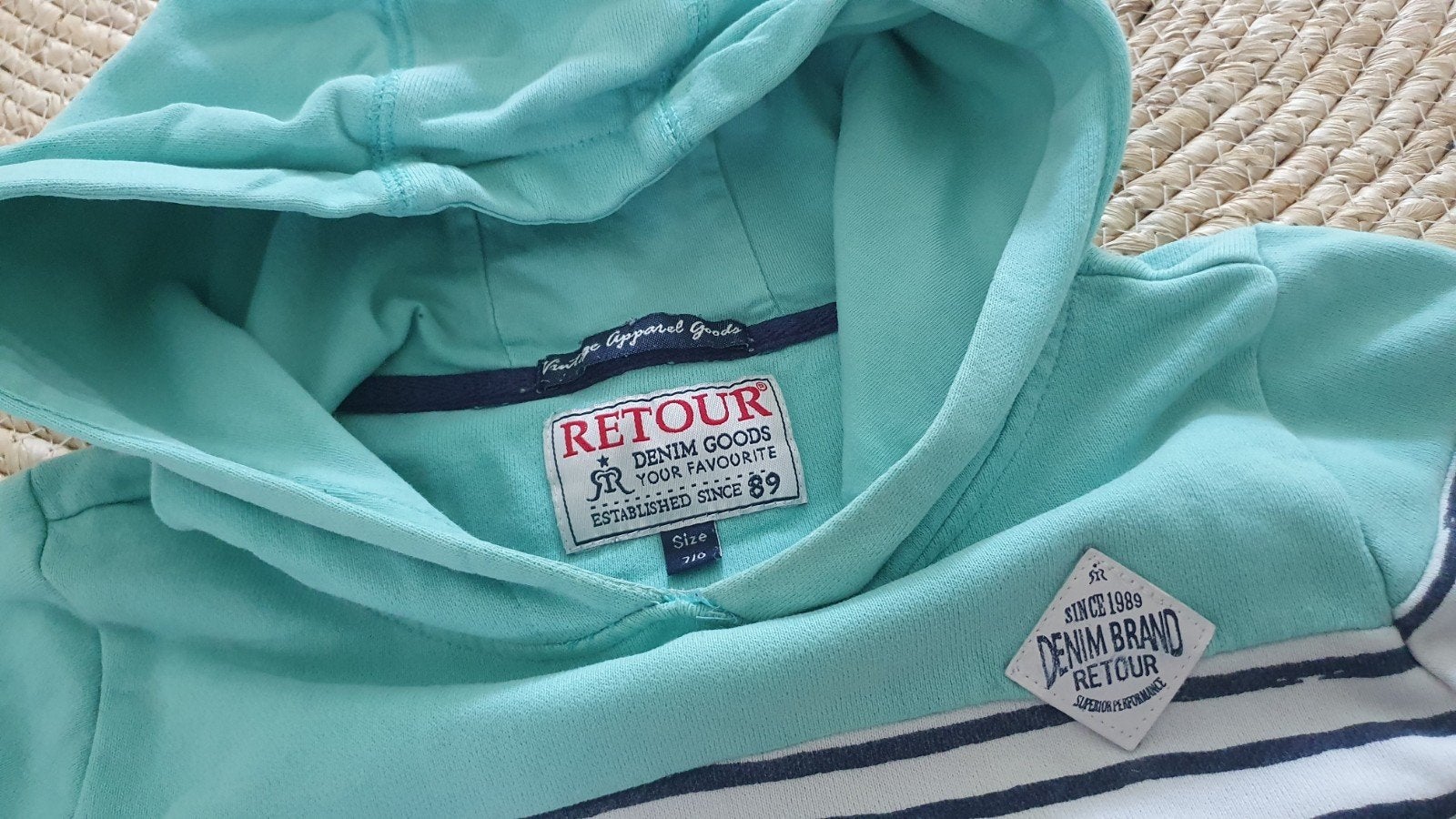 RETOUR DENIM SWEATER TRUI HOODIE TRUI 122 128, Trui of Vest, Ophalen of Verzenden, Zo goed als nieuw, Retour Denim