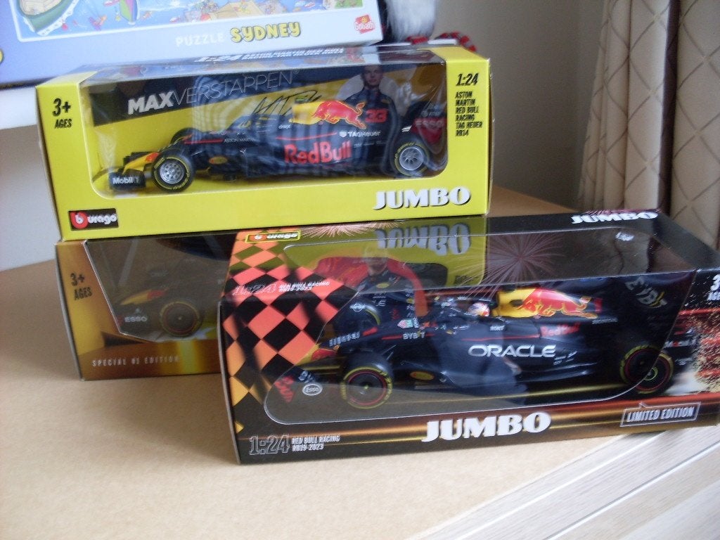 3 x Max  Verstappen auto,s  in Jumbo doos-, Ophalen, Nieuw, Auto