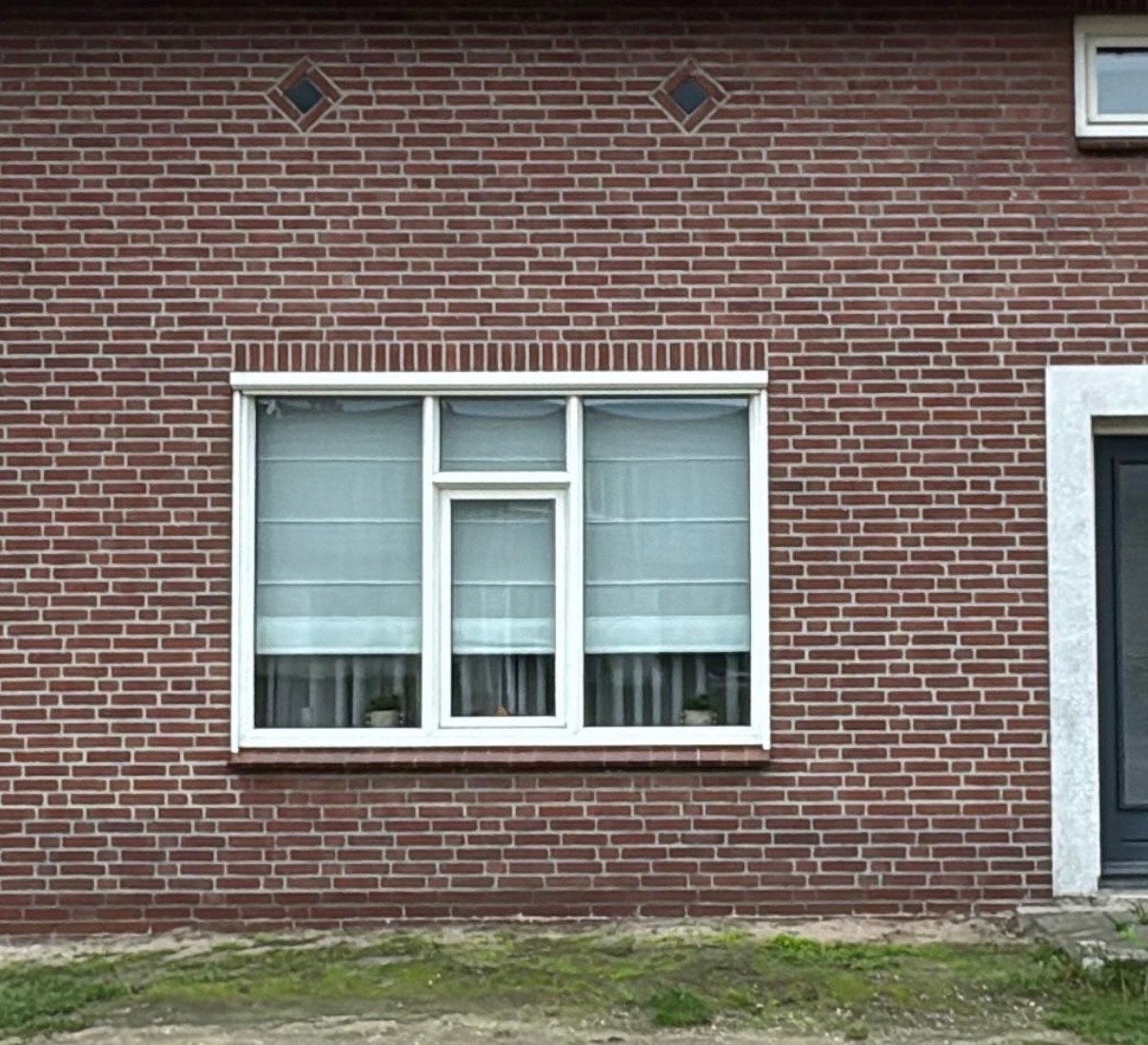 Kunststof kozijn met draai kiep raam - 250x175cm, Ophalen, Gebruikt, Gevelraam of Ruit, 160 cm of meer