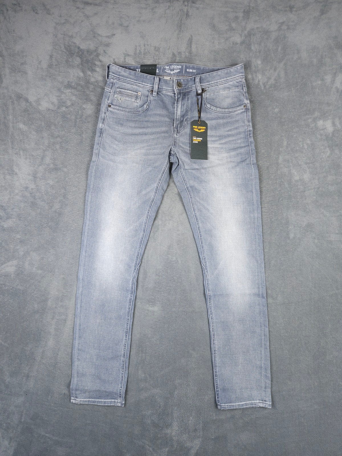Pme Legend Broek Tailwheel W34 L34 Slim Blauw Grijs Jeans, Blauw, ., Ophalen of Verzenden, Zo goed als nieuw