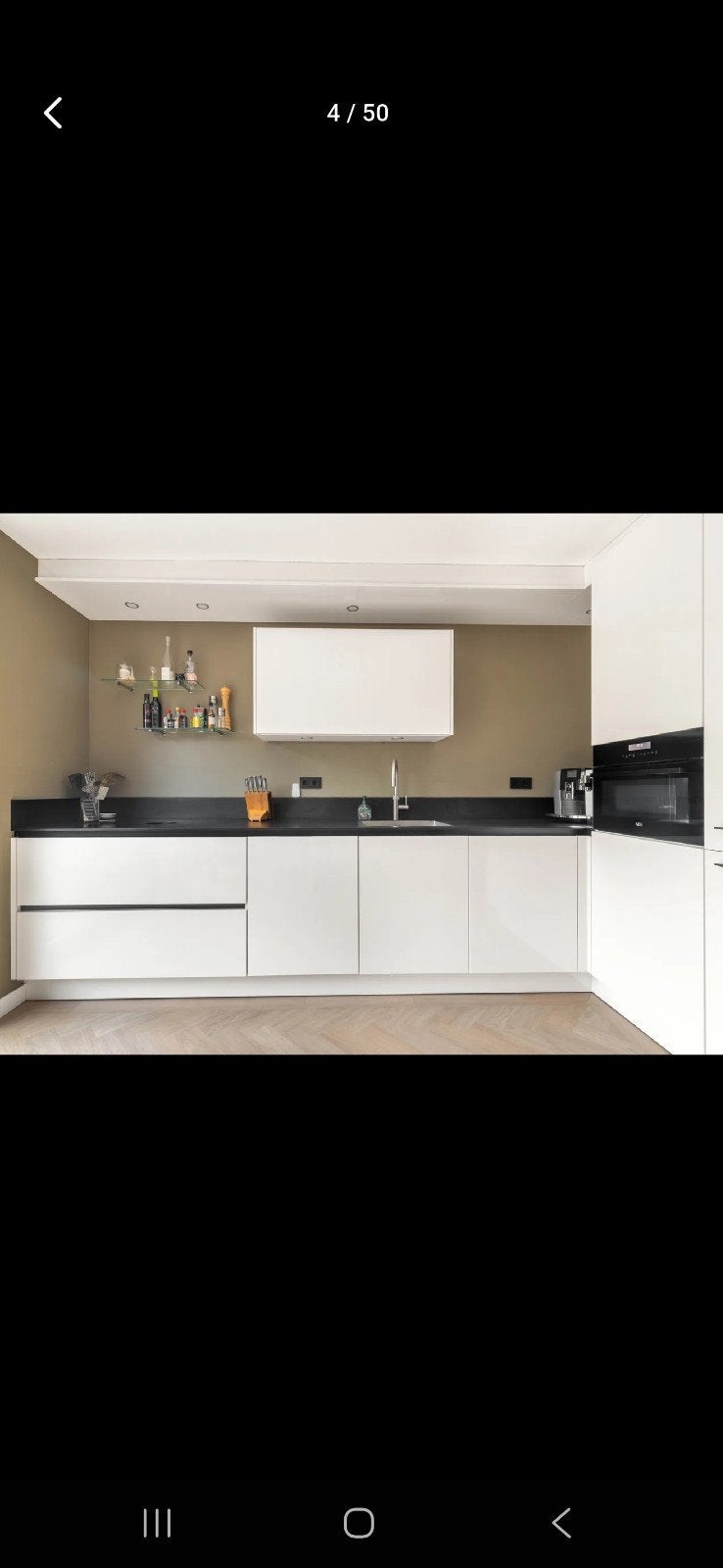 Complete keuken, 4 jaar oud, zo goed als nieuw, Ophalen, Overige materialen, Wit, Hoekkeuken