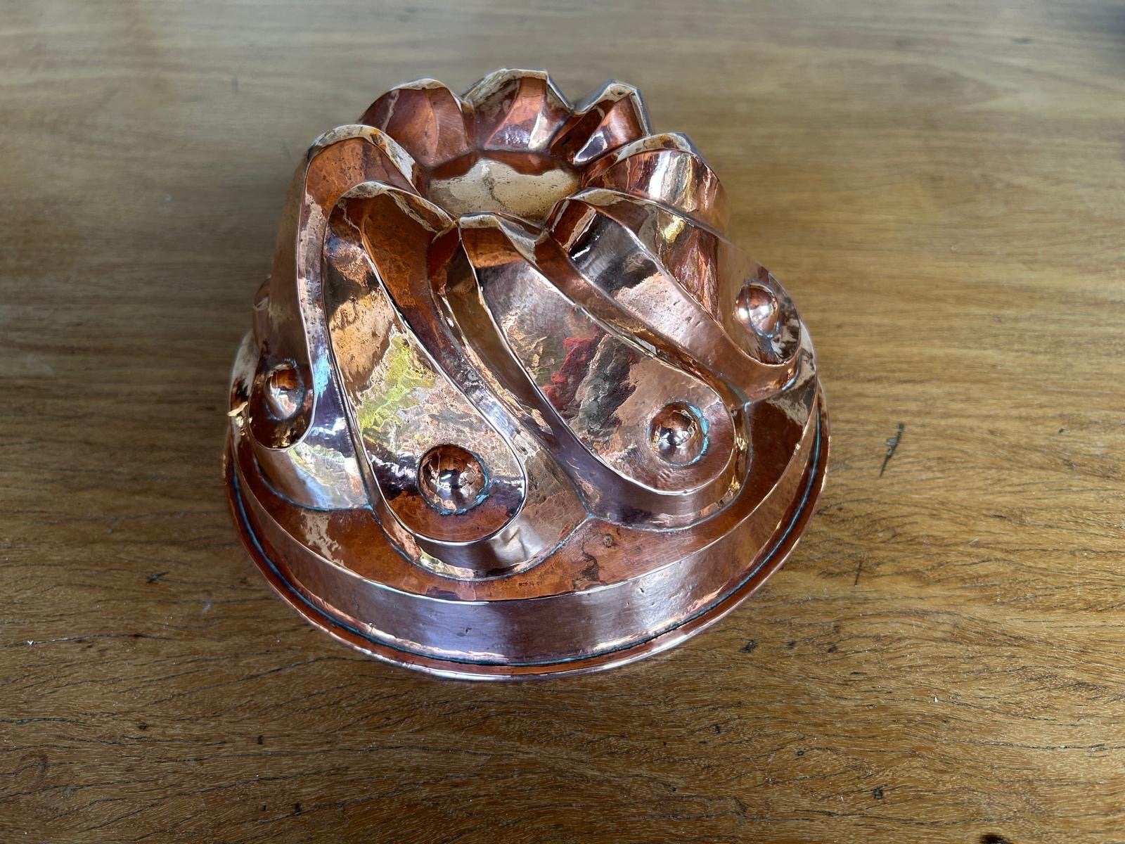 Antieke koperen tulbandvorm (19e/20e eeuw), Antiek en Kunst, Ophalen