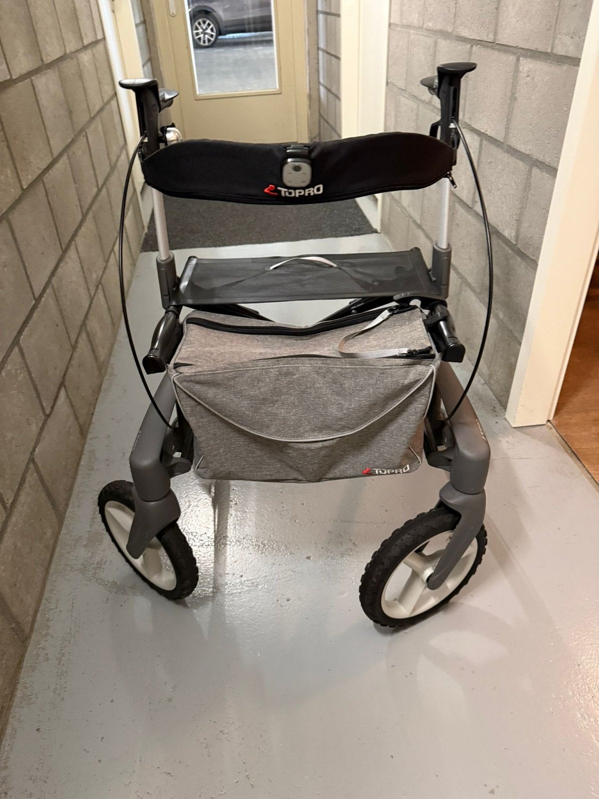 Rollator Topro Olympos ATR Offroad incl rugsteun, Diversen, Ophalen, Opvouwbaar