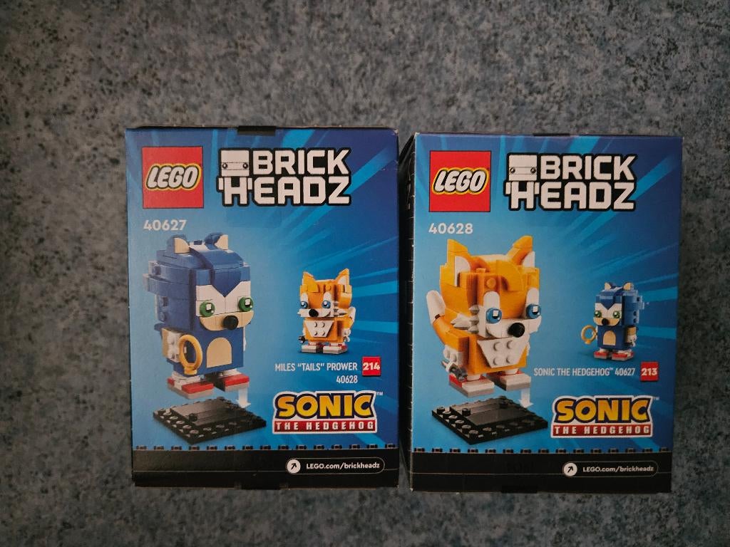 Lego Sonic The Hedgehog en Miles Tails Prower NIEUW, BrickHeadz, Lego, Nieuw, Ophalen of Verzenden
