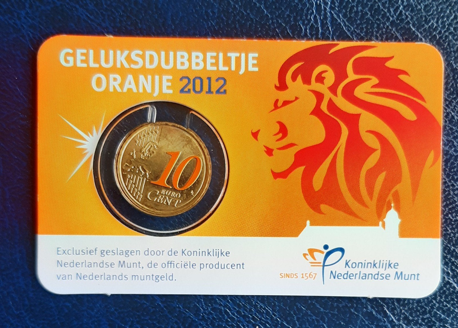 Coincard Het Oranje Geluksdubbeltje 2012, Ophalen