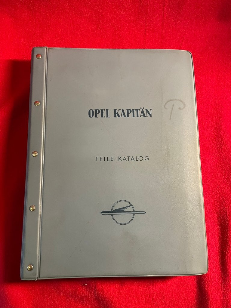 Nette catalogus Opel kapitan 1958-1963, Gelezen, Opel, Ophalen of Verzenden, Adam Opel